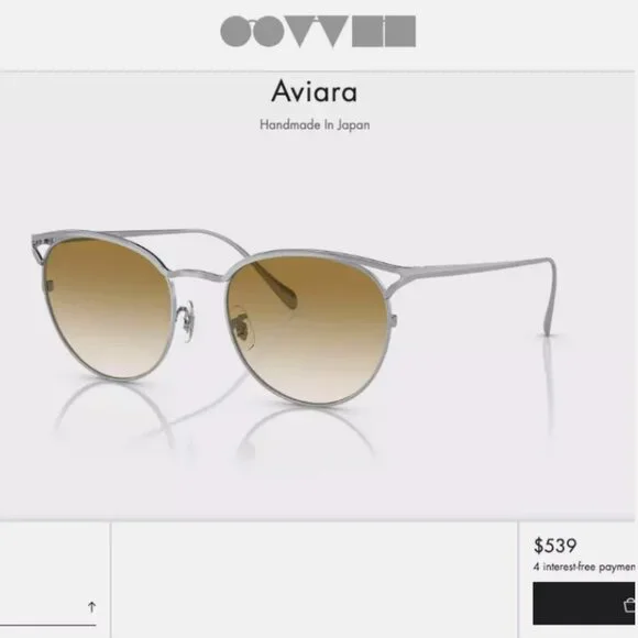 OLIVER PEOPLES AVIARA 52mm Optical in Bro Honey Gradient  display picture 1